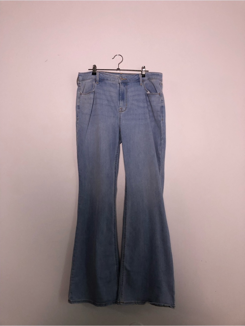 Old Navy Light Blue Wide Leg Flare Jeans